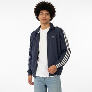 Adidas 3 Stripe Track/ Windbreaker Jacket Size M